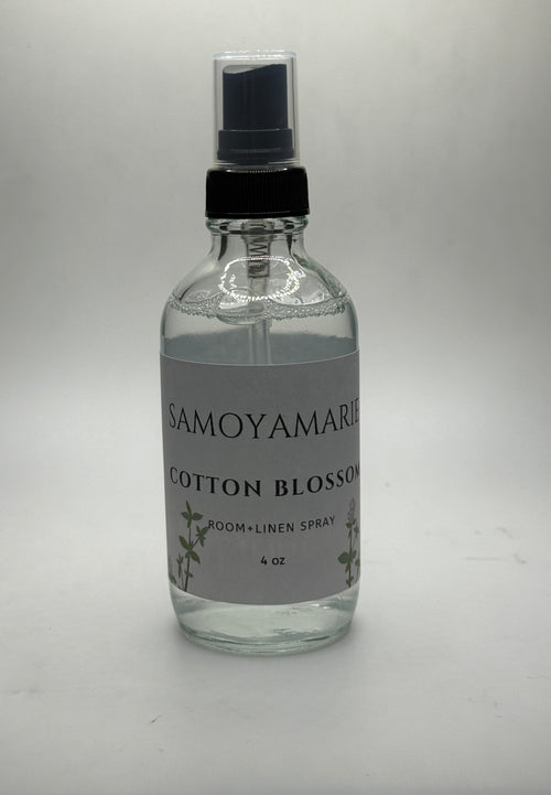 Cotton Blossom Room+ Linen Spray - SAMOYAMARIE